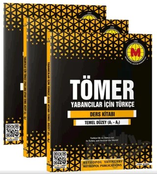 Yabancılar İçin Türkçe Öğretim Seti 3 Kitap (A1-A2) – Kolektif – Metropol Yayınları kitap kapağı