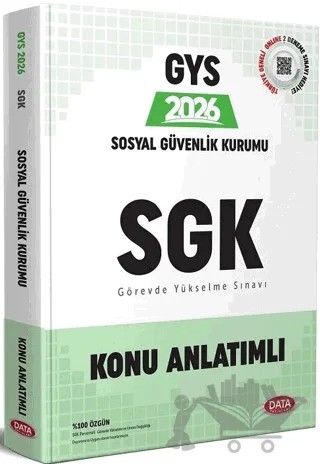 Sosyal Güvenlik Kurumu SGK GYS Konu Anlatımlı – Kolektif – Data Yayınları kitap kapağı