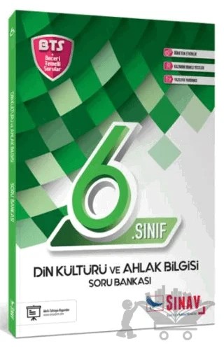 6. Sınıf Din Kültürü ve Ahlak Bilgisi Soru Bankası – Kolektif – Sınav Yayınları kitap kapağı