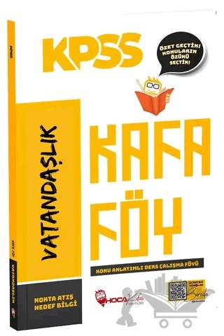 KPSS Vatandaşlık Konu Anlatımlı Kafa Föy – Kolektif – Hoca Kafası Yayınları kitap kapağı
