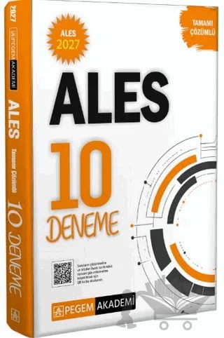 2027 ALES Tamamı Çözümlü 10 Deneme – Kolektif – Pegem Akademi Yayıncılık kitap kapağı