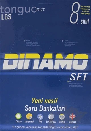 8. Sınıf Dinamo Soru Bankası Tüm Dersler Seti – Kolektif – Tonguç Akademi kitap kapağı