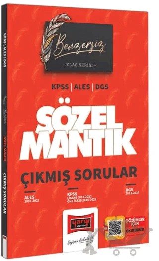 Benzersiz Sözel Mantık Çıkmış Sorular KPSS-ALES-DGS (2007-2022) – Kolektif – Yargı Yayınevi kitap kapağı