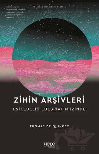 Zihin Arşivleri Psikedelik Edebiyatın İzinde – Thomas De Quincey – Gece Kitaplığı kitap kapağı