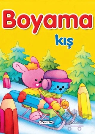 Boyama : Kış – Kolektif – Civciv kitap kapağı