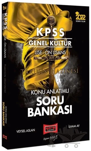 2022 KPSS Lise - Ön Lisans Tarihin Hazinesi Konu Anlatımlı Soru Bankası – İlham Ay, Veysel Aslan – Yargı Yayınevi kitap kapağı
