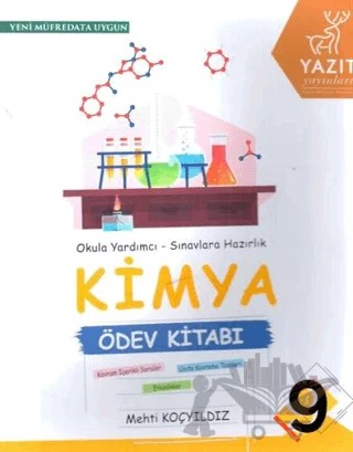 Yazıt 9. Sınıf Kimya Ödev Kitabı – Mehti Koçyıldız – Yazıt Yayıncılık kitap kapağı