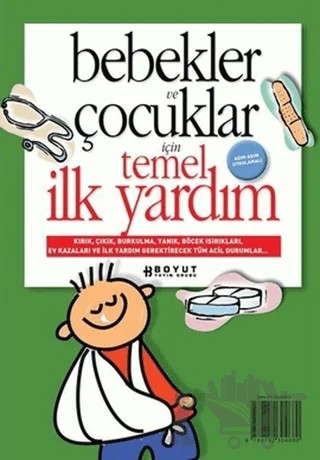 Bebekler ve Çocuklar İçin Temel İlk Yardım – Pervin Albayrak – Boyut Yayın Grubu kitap kapağı