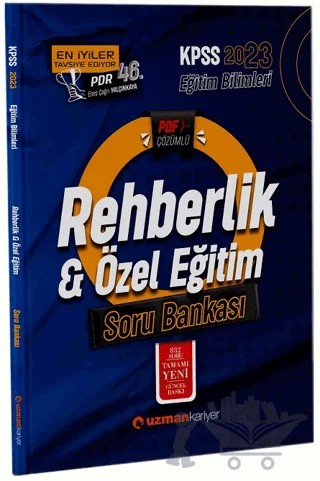 2023 KPSS Eğitim Bilimleri Rehberlik ve Özel Eğitim Soru Bankası PDF Çözümlü – Temel Kalafat, Orhan Ateş – Uzman Kariyer Yayınları kitap kapağı