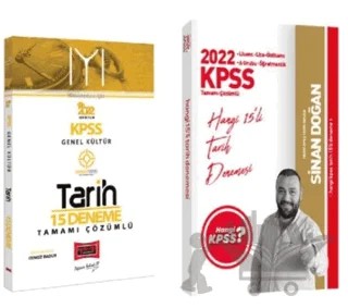 2022 Hangi KPSS Tarih 15 Deneme - Yargı IYI Tarih 15 Deneme 2'li Set – Kolektif – Hangi KPSS Yayınları kitap kapağı