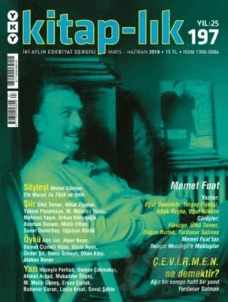 Kitap-lık Dergisi Sayı: 197 Mayıs - Haziran 2018 – Yapı Kredi Yayınları kitap kapağı