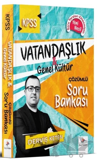 KPSS Vatandaşlık Çözümlü Soru Bankası – Derviş Keten – Dizgi Kitap kitap kapağı