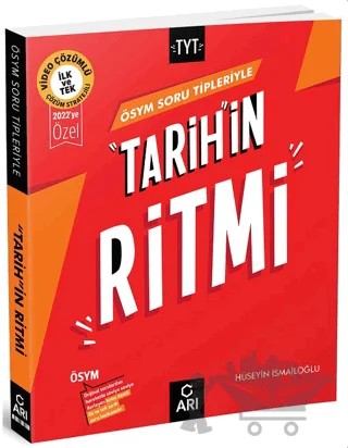 YKS TYT Tarihin Ritmi Soru Bankası Çözümlü – Hüseyin İsmailoğlu – Arı Yayıncılık kitap kapağı