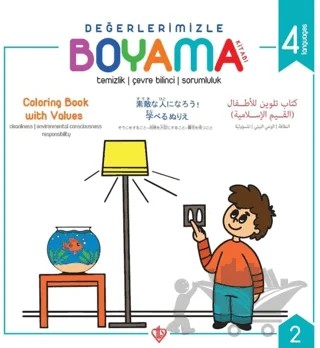 Değerlerimizle Boyama Kitabı 2 – Arzu Akgün – Türkiye Diyanet Vakfı Yayınları kitap kapağı