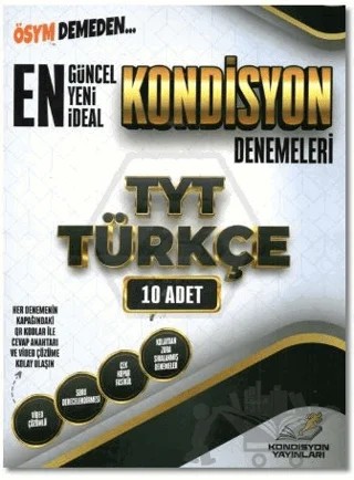 TYT Türkçe 10 Lu Deneme – Kollektif – Kondisyon Yayınları kitap kapağı