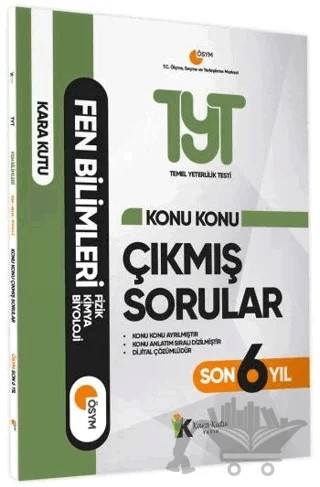 2025 YKS-TYT Fen Bilimleri Son 6 Yıl Çıkmış Sorular – Kolektif – Karakutu Yayın kitap kapağı