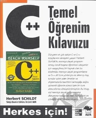 C++ Temel Öğrenim Kılavuzu – Herbert Schildt – Alfa Yayınları kitap kapağı