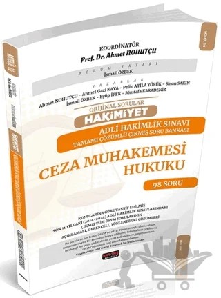 HAKİMİYET Adli Hakimlik Ceza Muhakemesi Hukuku Çıkmış Soru Bankası – İsmail Özbek – Savaş Yayınevi kitap kapağı