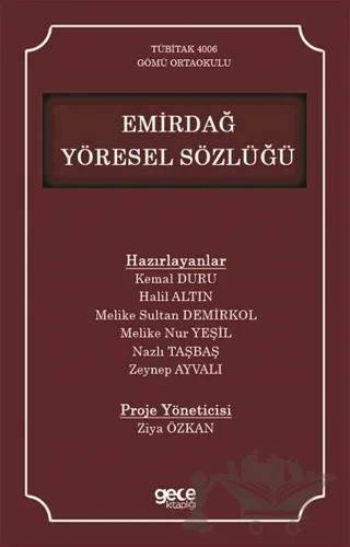 Emirdağ Yöresel Sözlüğü – Ziya Özkan – Gece Kitaplığı kitap kapağı