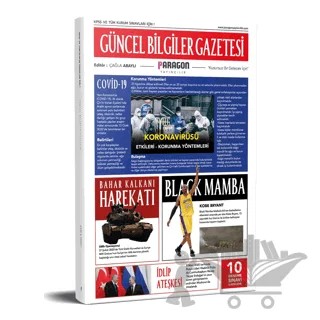 2020 Güncel Bilgiler Gazetesi KPSS ve Tüm Kurum Sınavları İçin 10 Deneme ve Bulmacalı – Çağla Ablaylı – Paragon Yayıncılık kitap kapağı