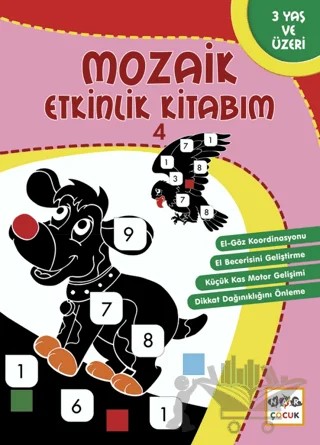 Mozaik Etkinlik Kitabım - 4 – Kolektif – Nar Çocuk kitap kapağı