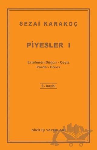 Piyesler 1 – Sezai Karakoç – Diriliş Yayınları kitap kapağı