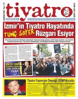 Tiyatro Gazetesi Sayı: 111 Haziran 2020 – Tiyatro Gazetesi kitap kapağı