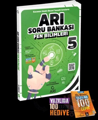 5. Sınıf Fen Bilimleri Arı Soru Bankası – Fatih Akyüz, Esra Demirci, Derya Özkan – Arı Yayıncılık kitap kapağı
