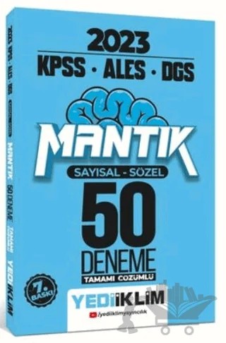 2023 KPSS ALES DGS Sayısal Sözel Mantık Tamamı Çözümlü 50 Deneme – Kolektif – Yediiklim Yayınları kitap kapağı
