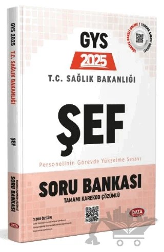 T.C. Sağlık Bakanlığı GYS Şef Soru Bankası (Tamamı Karekod Çözümlü) – Kolektif – Data Yayınları kitap kapağı