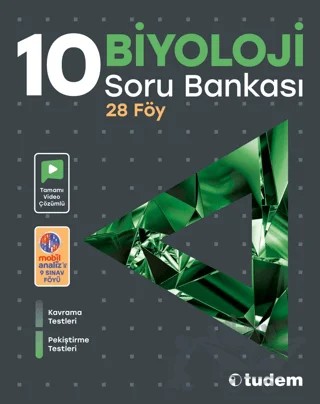 10. Sınıf Biyoloji Soru Bankası – Kolektif – Tudem Yayınları - Bayilik kitap kapağı