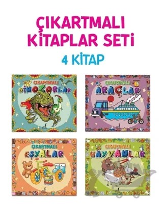 Çıkartmalı Kitaplar Seti (4 Kitap Takım) – Kolektif – Pal Sokağı Yayınları kitap kapağı