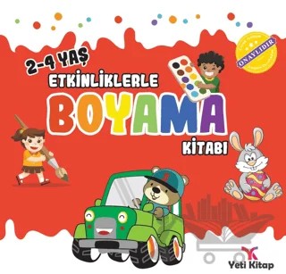2 - 4 yaş Etkinliklerle Boyama Kitabı 1 – Feyyaz Ulaş – Yeti Kitap kitap kapağı