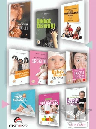 Çocuğumu Büyütüyorum (10 Kitap Takım) - Adım Adım Çocuk ve Ergen Gelişimi – Kolektif – Ekinoks Yayın Grubu kitap kapağı