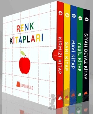 Renk Kitapları - 5 Kitaplık Kutulu Set – Kolektif – Kumdan Kale kitap kapağı