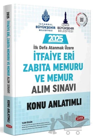 İtfaiye Eri, Zabıta Memuru ve Memur Alım Sınavı Konu Anlatımlı – Kolektif – Data Yayınları kitap kapağı