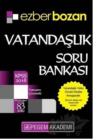2018 KPSS Ezberbozan Vatandaşlık Soru Bankası – Kolektif – Pegem Akademi Yayıncılık kitap kapağı