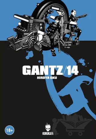 Gantz 14 – Hiroya Oku – Kurukafa Yayınevi kitap kapağı