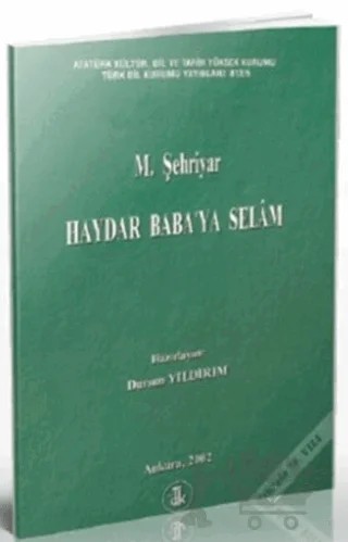 Haydar Baba’ya Selam – Şehriyar – Türk Dil Kurumu Yayınları kitap kapağı