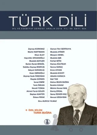 Türk Dili Dergisi Aralık 2018 Yıl: 68 Sayı: 804 – Türk Dil Kurumu Yayınları kitap kapağı