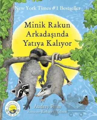 Minik Rakun Arkadaşında Yatıya Kalıyor – Audrey Penn – Butik Yayınları kitap kapağı