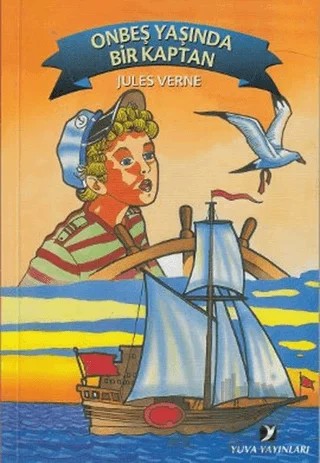 On Beş Yaşında Bir Kaptan – Jules Verne – Yuva Yayınları kitap kapağı