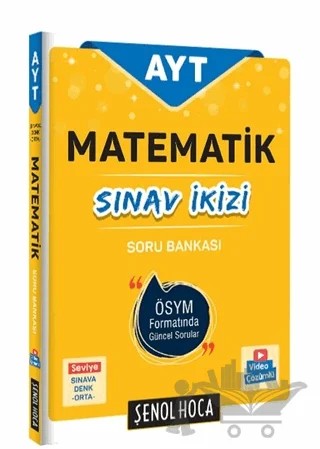 2021 AYT Matematik Sınav İkizi Soru Bankası – Şenol Aydın – Şenol Hoca Yayınları kitap kapağı