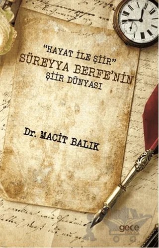 "Hayat ile Şiir" Süreyya Berfe’nin Şiir Dünyası – Macit Balık – Gece Kitaplığı kitap kapağı