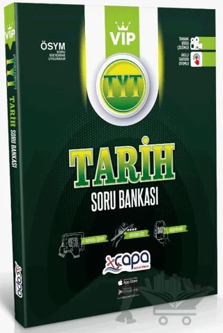 TYT Tarih Soru Bankası – Kolektif – Çapa Yayınları kitap kapağı