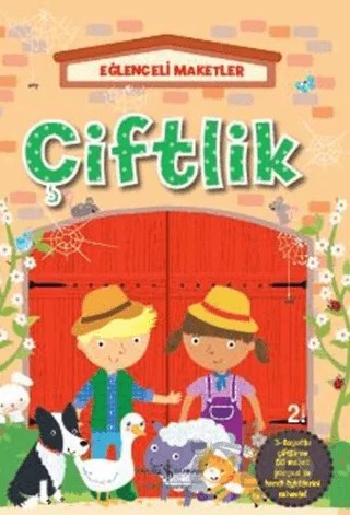 Eğlenceli Maketler - Çiftlik – Carly Blake – İş Bankası Kültür Yayınları kitap kapağı