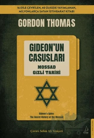 Gideon’un Casusları – Gordon Thomas – Destek Yayınları kitap kapağı