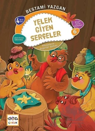 Yelek Giyen Serçeler - Bilgin Serçe Hikayeleri 6 – Bestami Yazgan – Nar Çocuk kitap kapağı