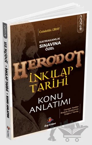Dizgi Kitap Kaymakamlık Sınavına Özel Herodot İnkılap Tarihi Konu Anlatımı - 2024 – Celalettin Uray – Dizgi Kitap kitap kapağı