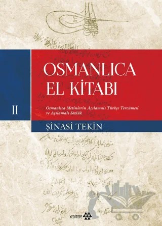 Osmanlıca El Kitabı II – Şinasi Tekin – Yeditepe Yayınevi kitap kapağı